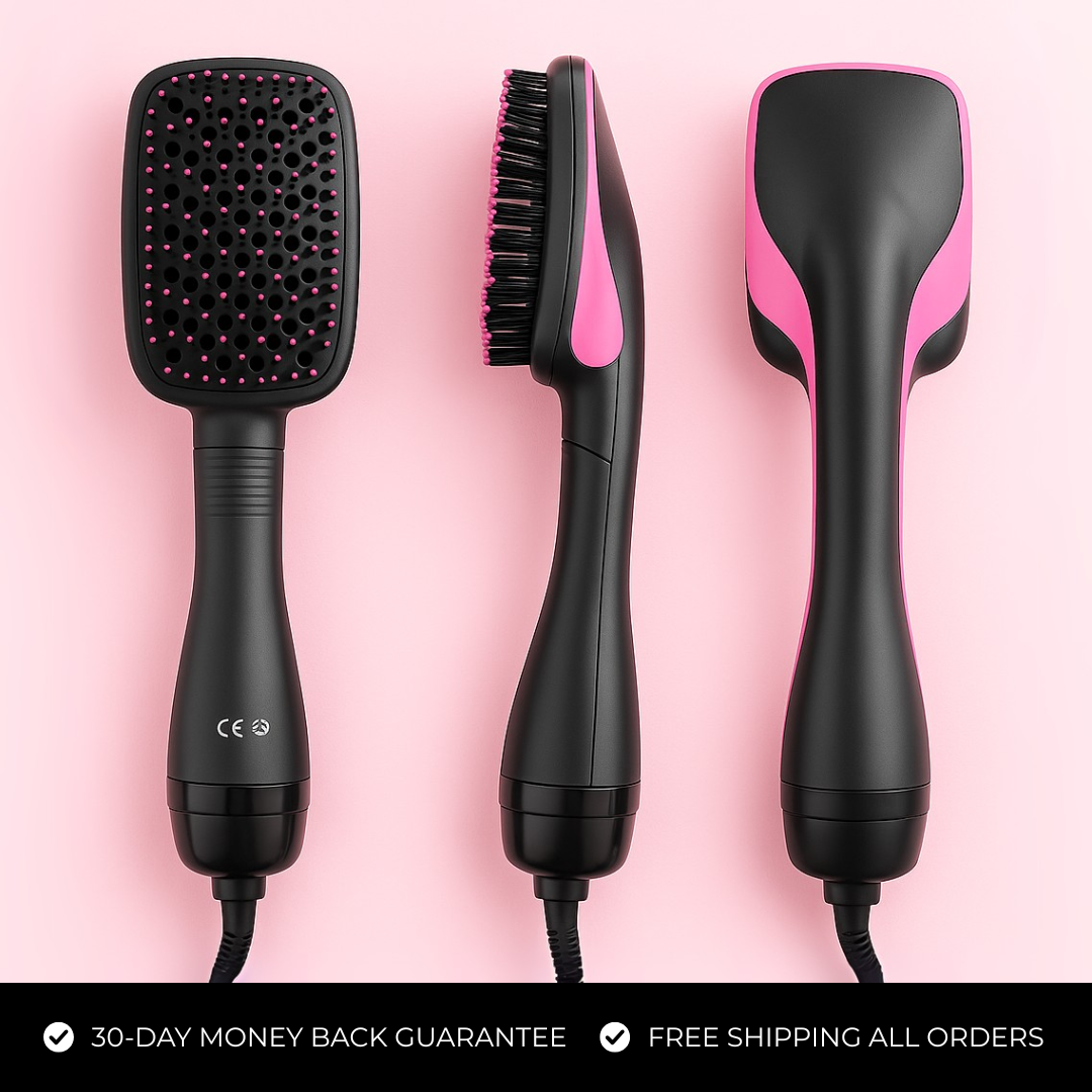Ionic Hair Dryer & Straightening Brush