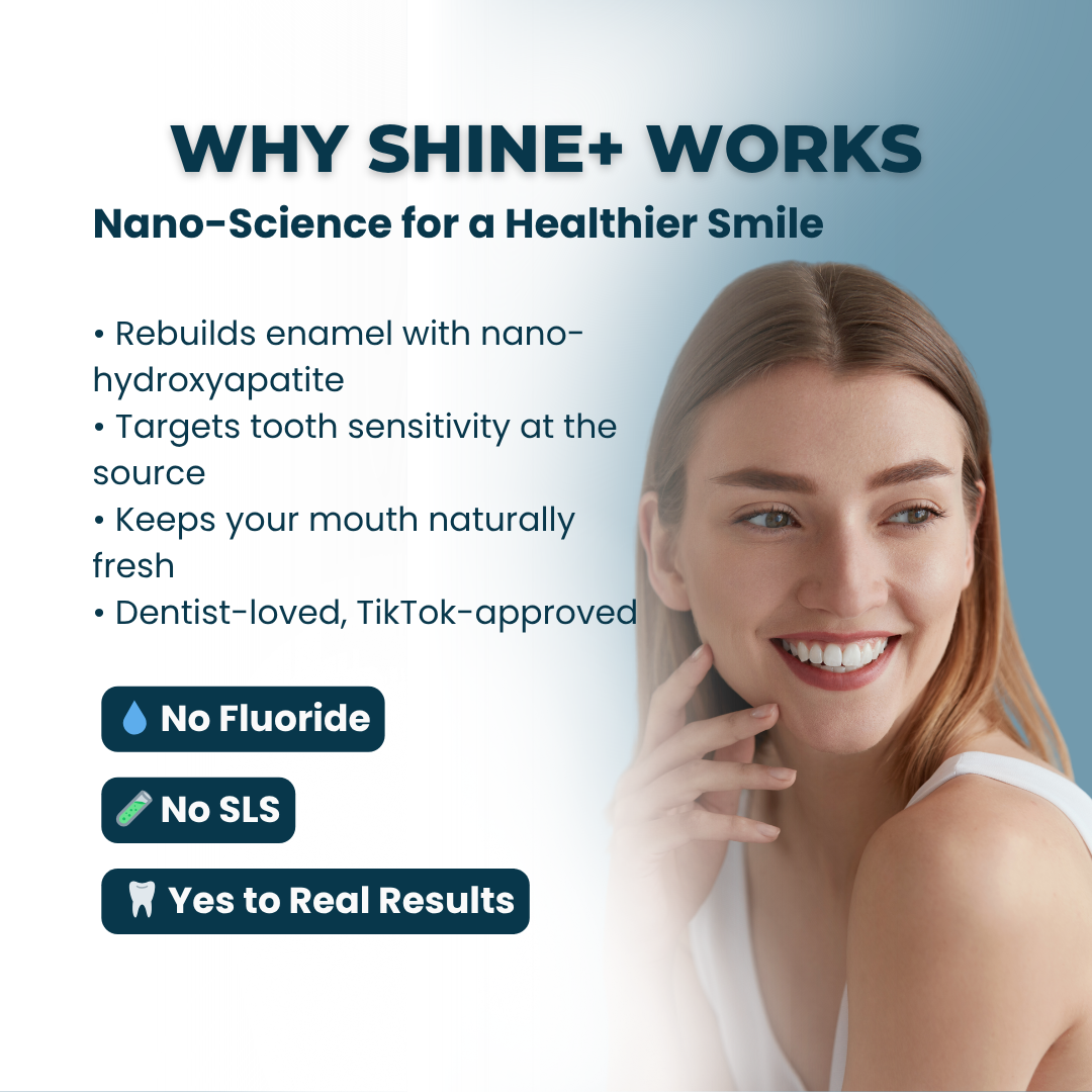 Shine+ Nano Hydroxyapatite Toothpaste
