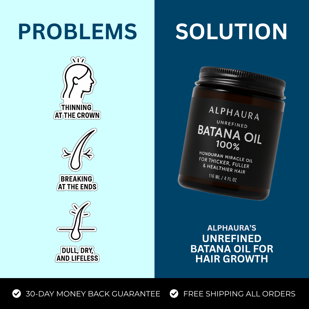 Unrefined Batana Oil for Hair Growth