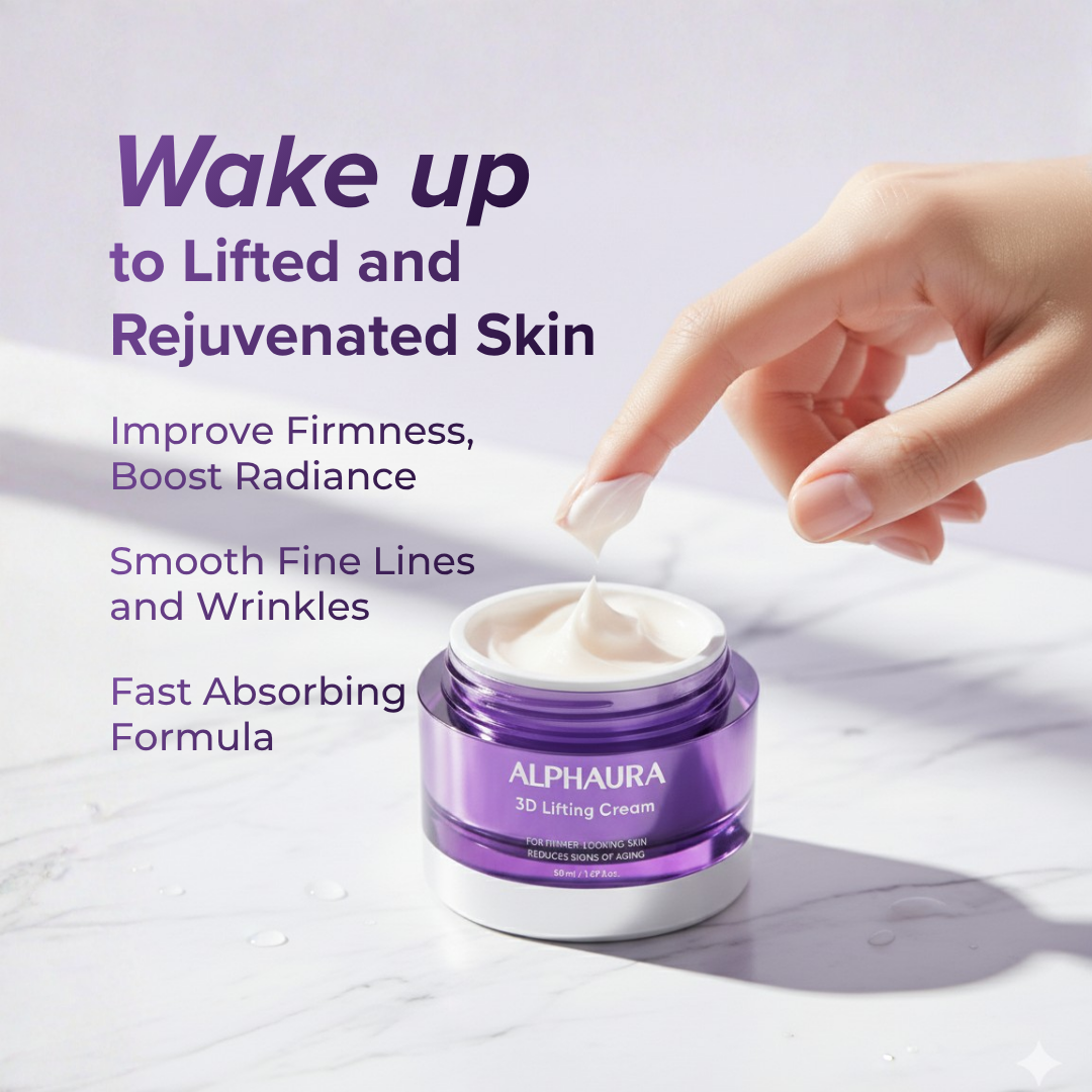 3D Lifting Cream – Anti-Wrinkle & Firming Moisturizer for Youthful, Glowing Skin