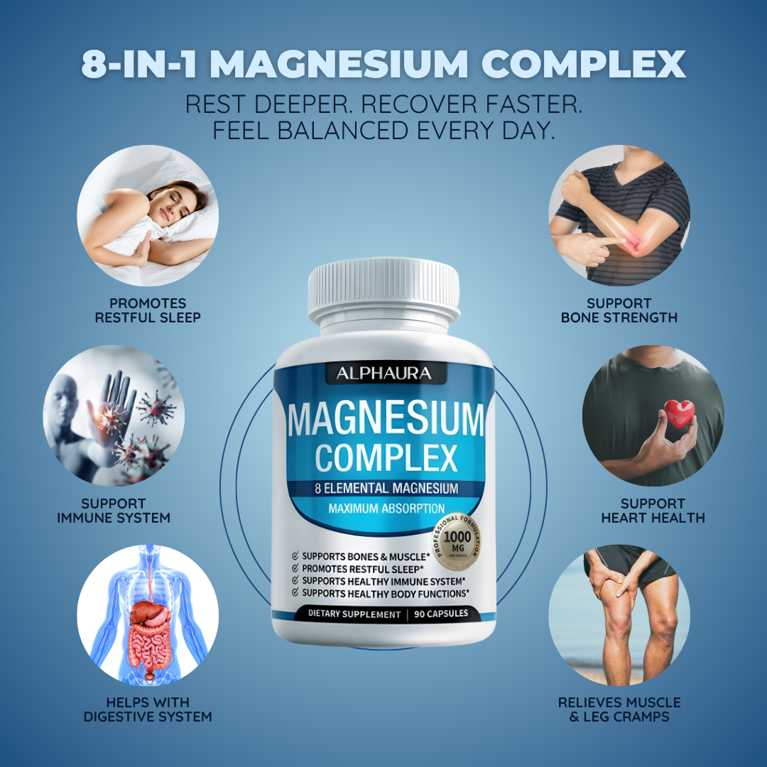 Magnesium Complex — 8 Essential Magnesiums in One (1000mg)