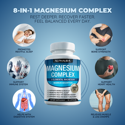 Magnesium Complex — 8 Essential Magnesiums in One (1000mg)