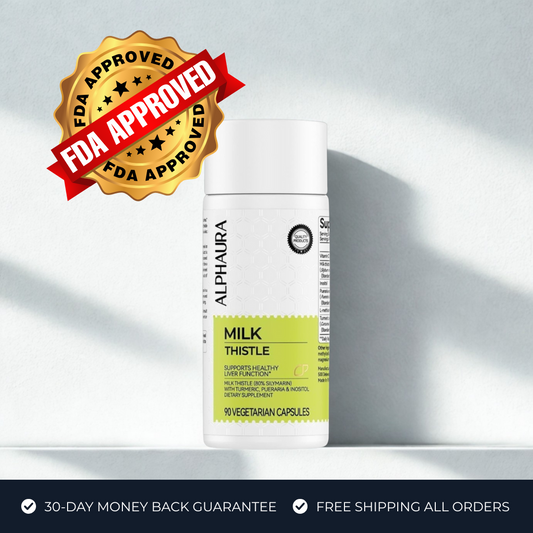 Milk Thistle Silymarin Complex – Liver Detox & Digestive Cleanse with Turmeric & Kudzu Root